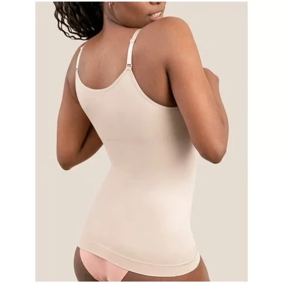 Empetua Comfort All Day Everyday Scoop Neck Cami Tank Top Beige Women's 3XL NWT - Picture 2 of 8